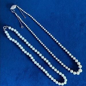 2 Vintage Pearl Necklaces